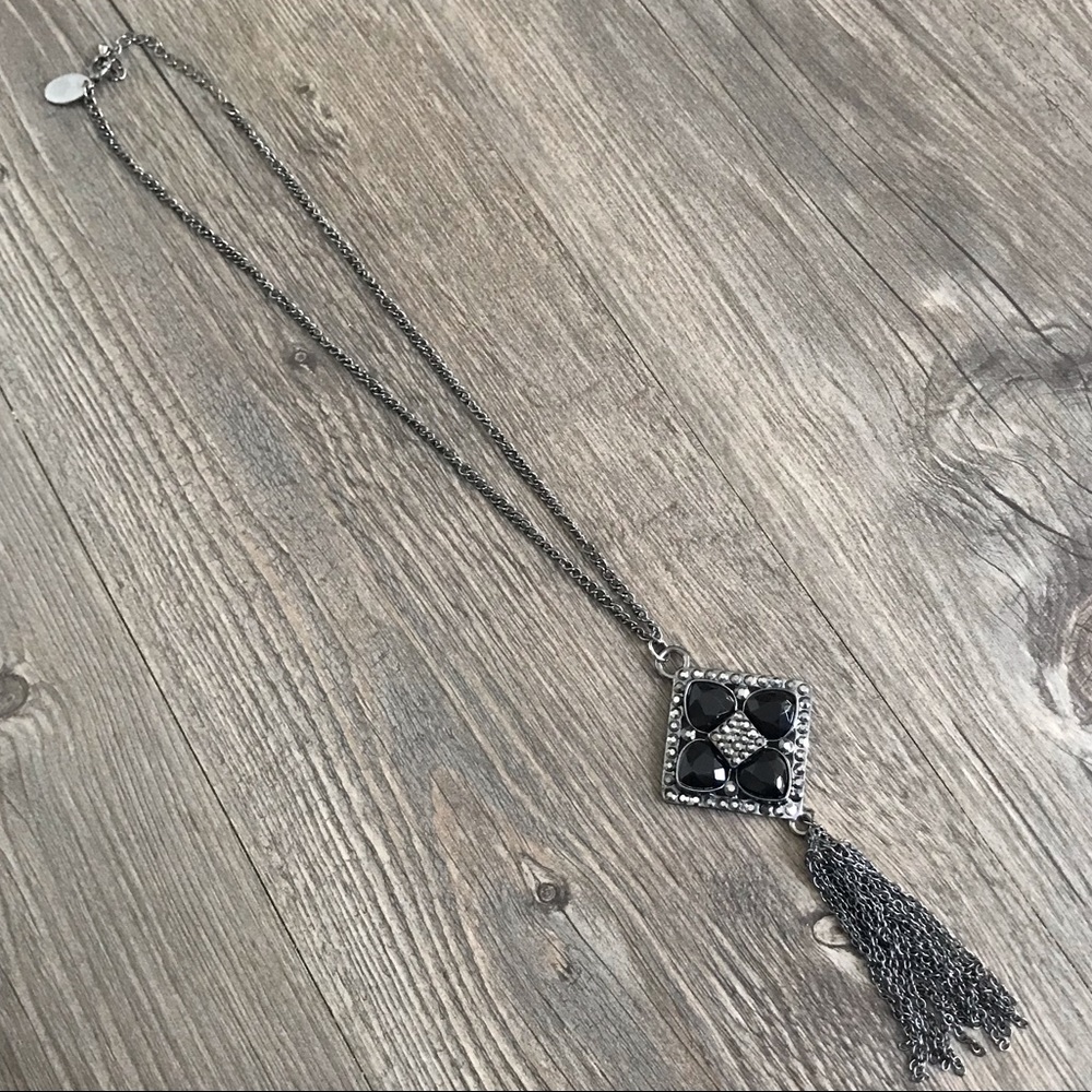 Black & gray necklace